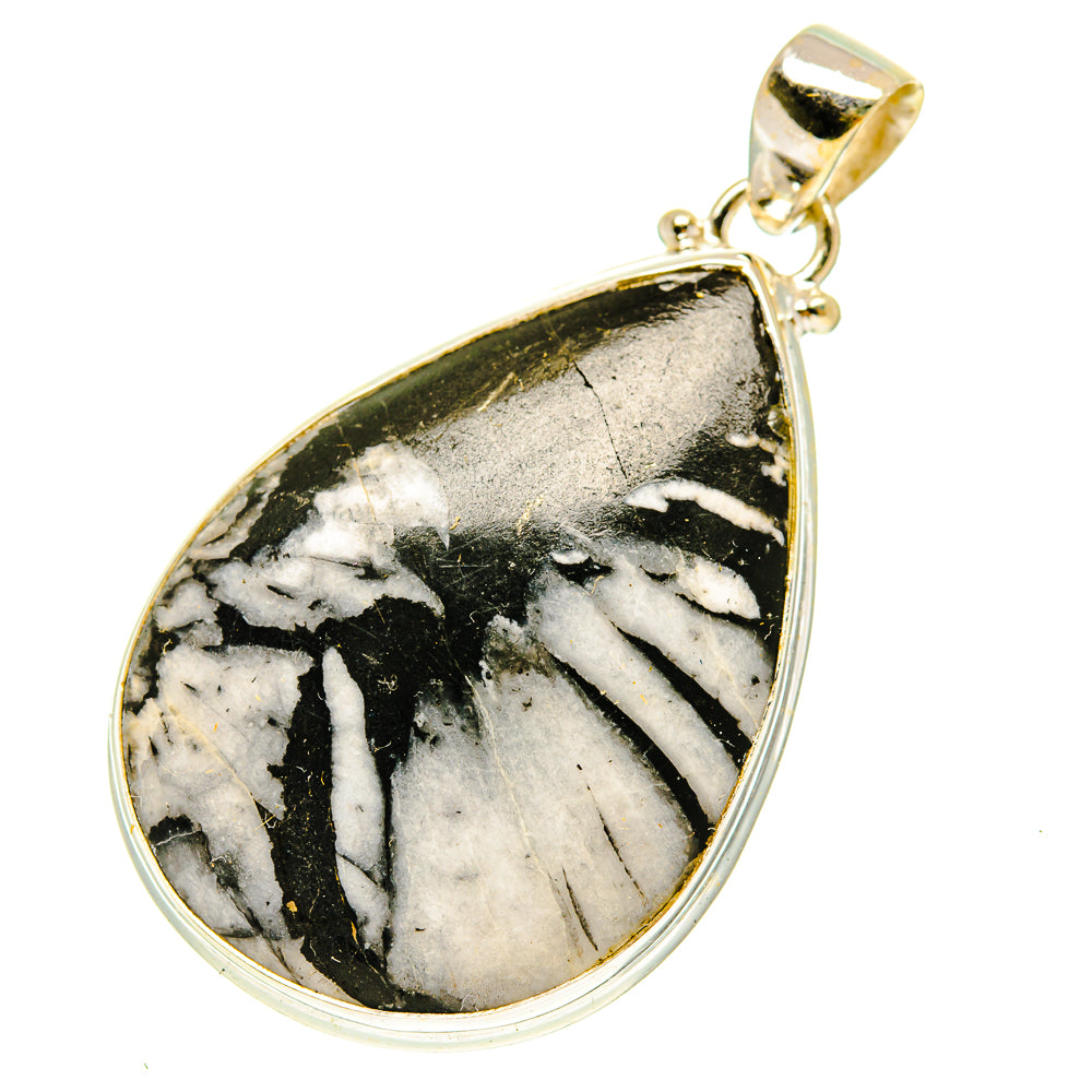 Chrysanthemum Stone Pendants handcrafted by Ana Silver Co - PD3377