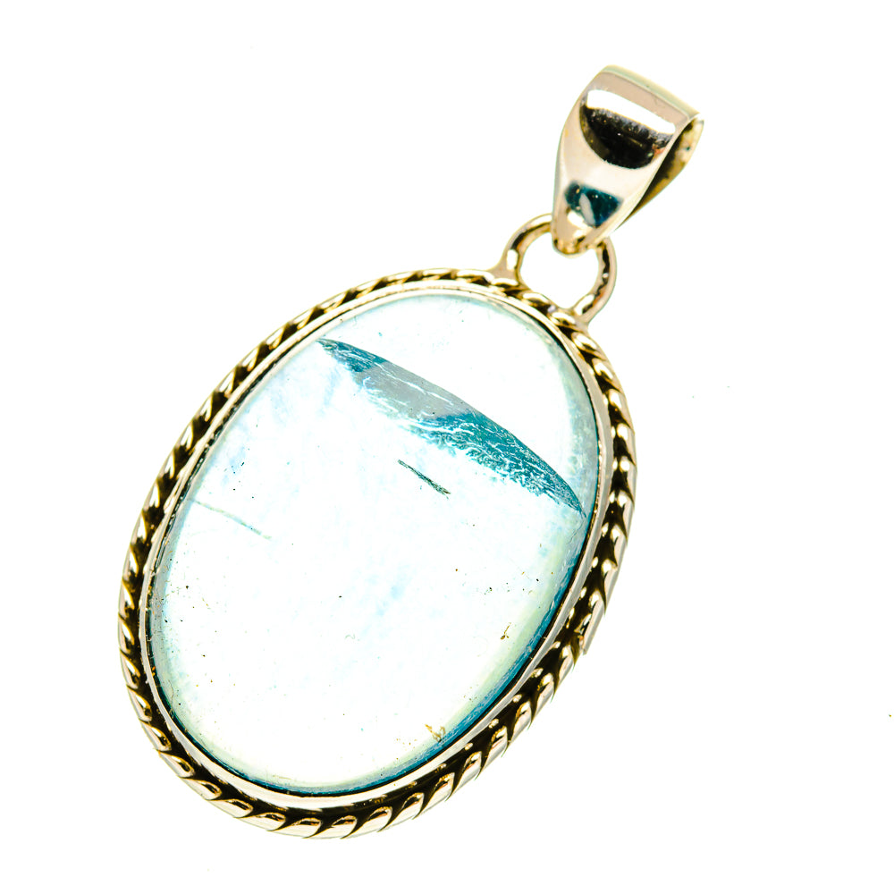 Blue Fluorite Pendants handcrafted by Ana Silver Co - PD3386