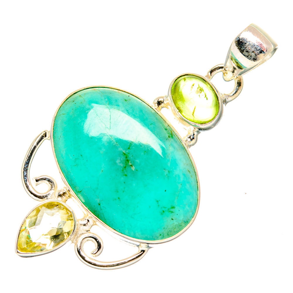 Amazonite Pendants handcrafted by Ana Silver Co - PD33860 - Photo 2