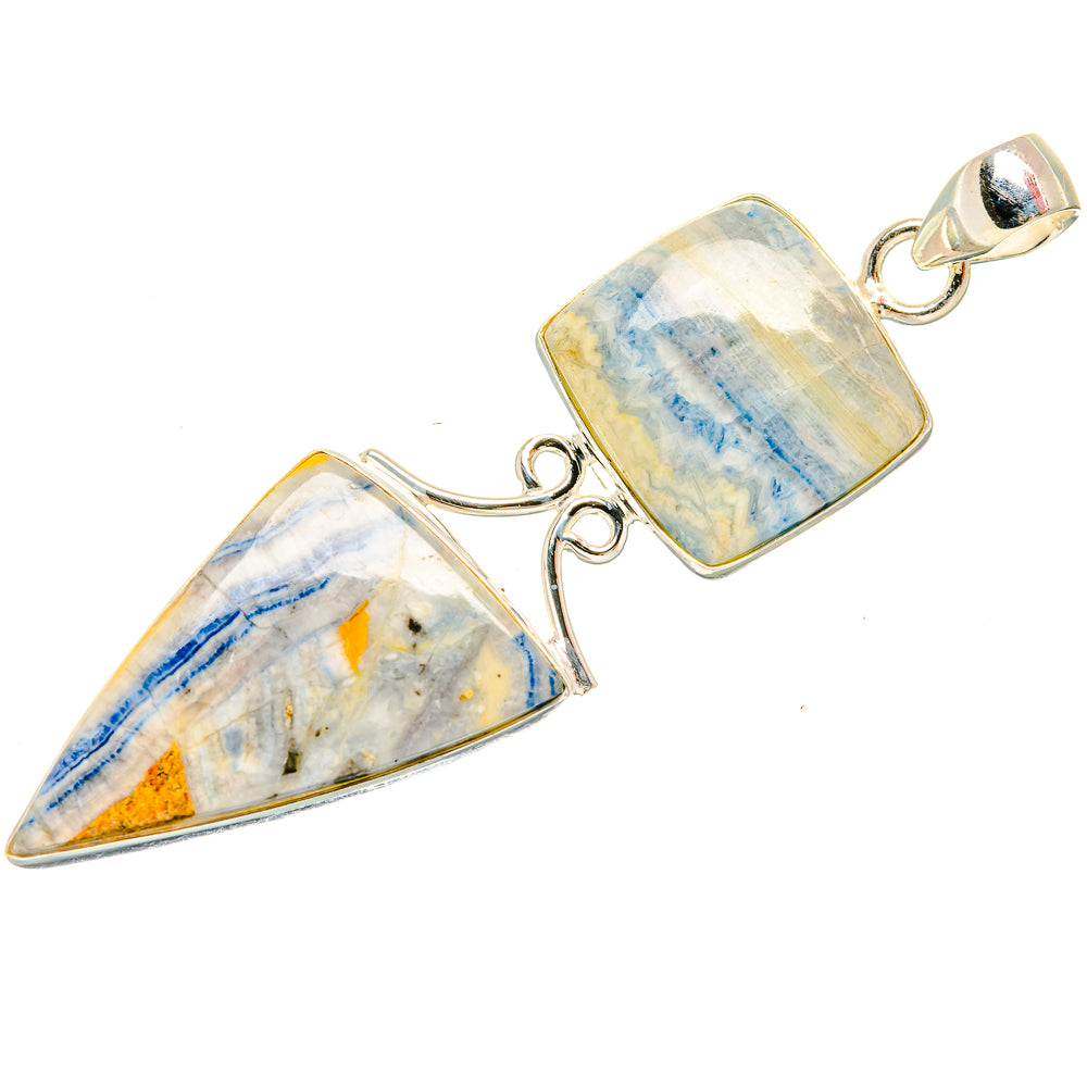 Blue Scheelite Pendants handcrafted by Ana Silver Co - PD33877 - Photo 2