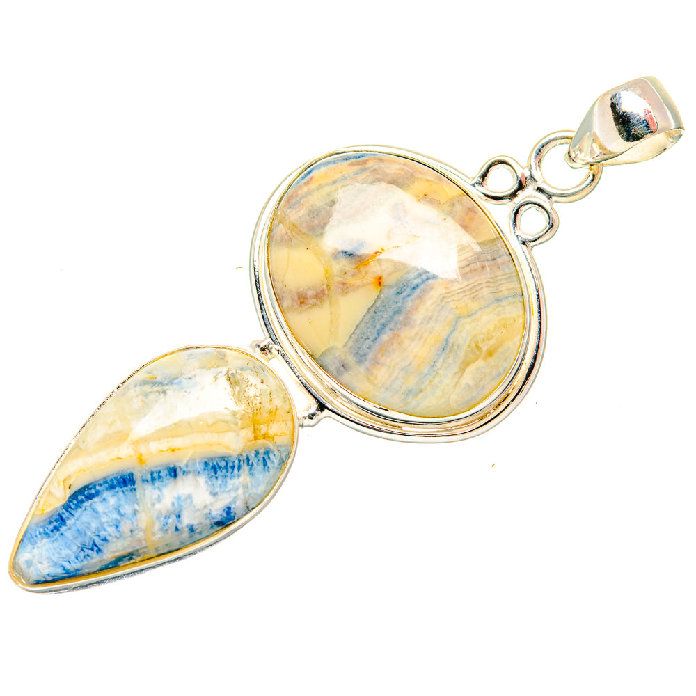 Blue Scheelite Pendants handcrafted by Ana Silver Co - PD33878 - Photo 2