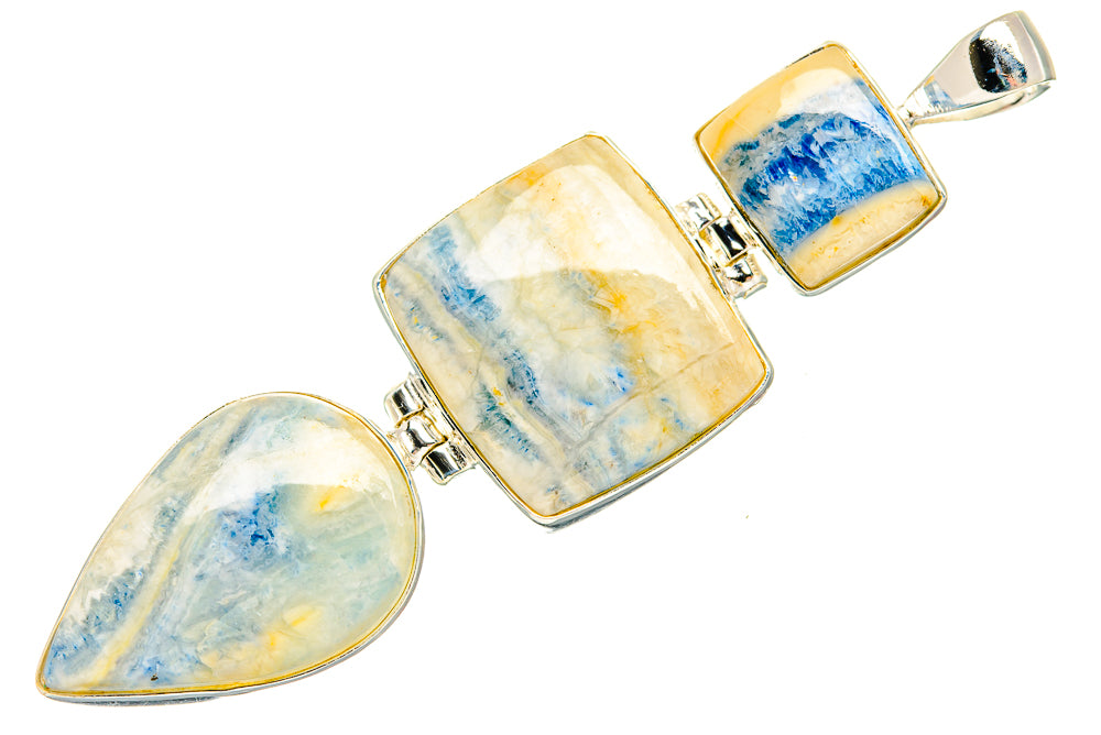 Blue Scheelite Pendants handcrafted by Ana Silver Co - PD33882 - Photo 2