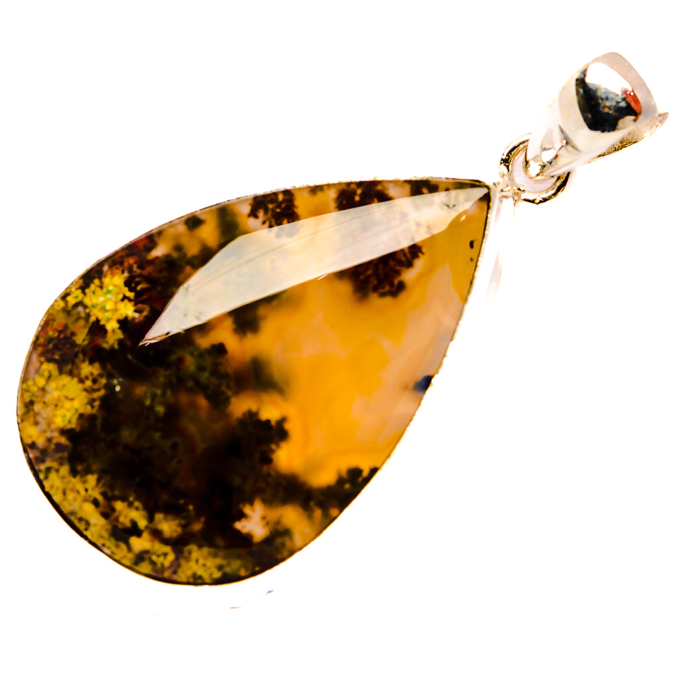 Indonesian Plume Agate Pendants handcrafted by Ana Silver Co - PD33929 - Photo 2