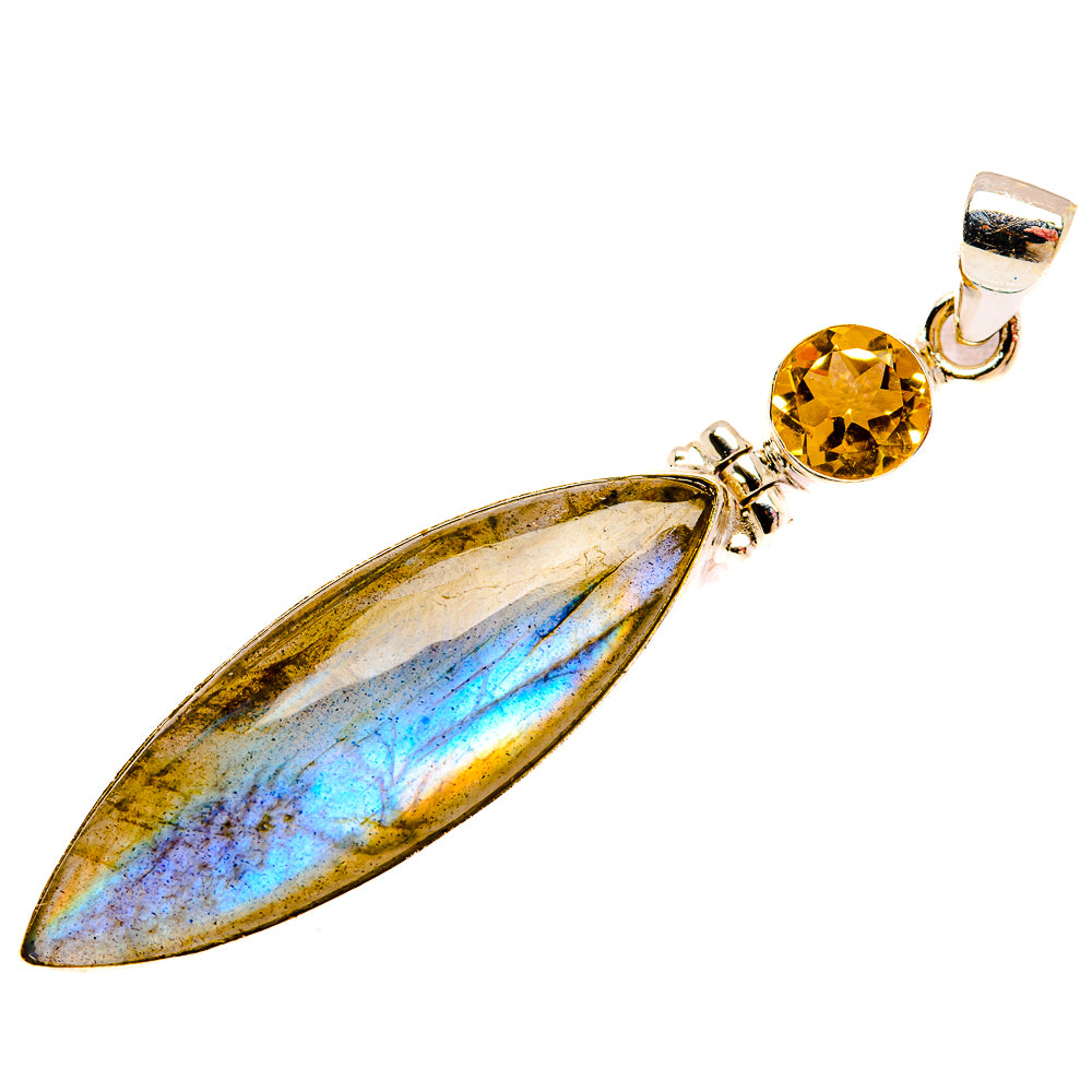 Labradorite Pendants handcrafted by Ana Silver Co - PD33937 - Photo 2