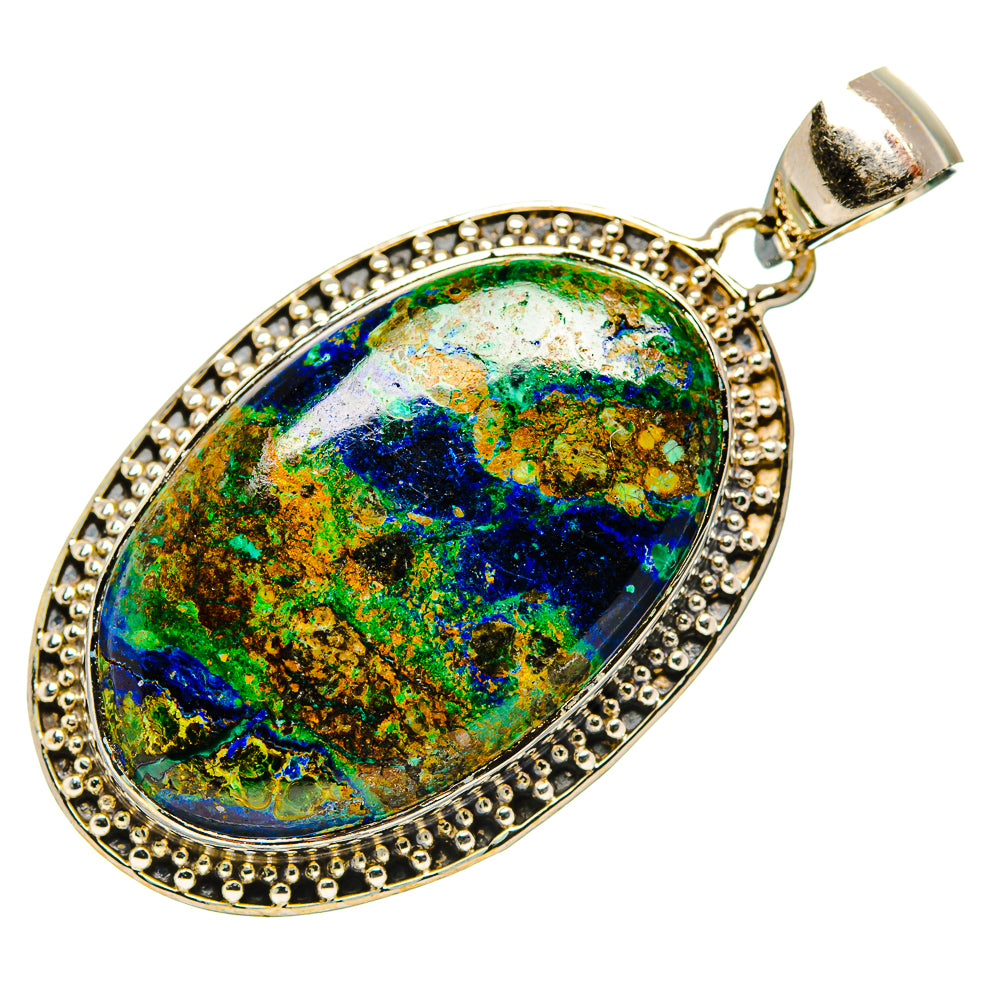 Azurite Pendants handcrafted by Ana Silver Co - PD33975 - Photo 2