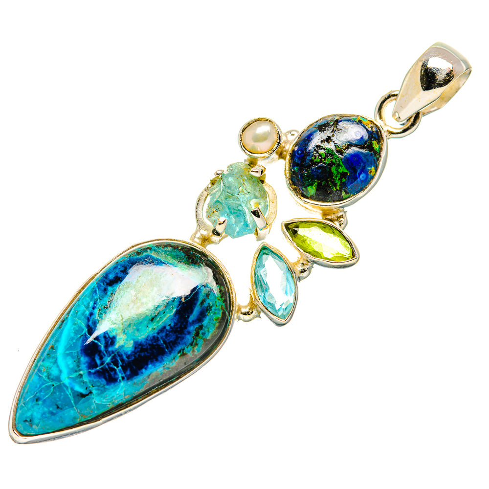 Shattuckite Pendants handcrafted by Ana Silver Co - PD33999 - Photo 2