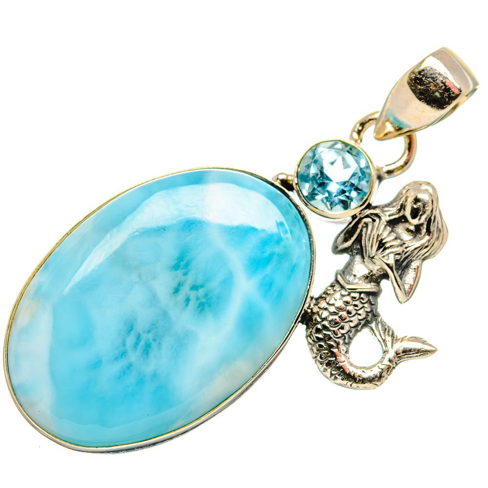 Larimar Pendants handcrafted by Ana Silver Co - PD34012 - Photo 2