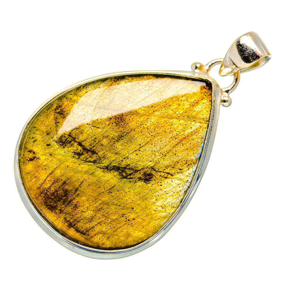 Labradorite Pendants handcrafted by Ana Silver Co - PD34038 - Photo 2