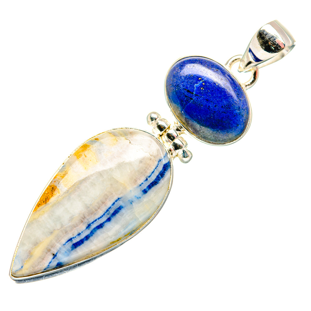 Blue Scheelite Pendants handcrafted by Ana Silver Co - PD34039 - Photo 2
