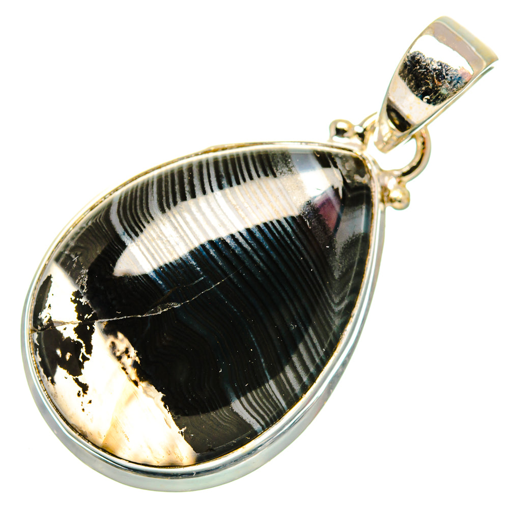 Psilomelane Pendants handcrafted by Ana Silver Co - PD34057 - Photo 2