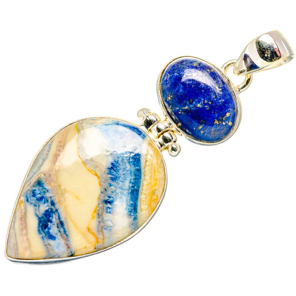 Blue Scheelite Pendants handcrafted by Ana Silver Co - PD34093 - Photo 2
