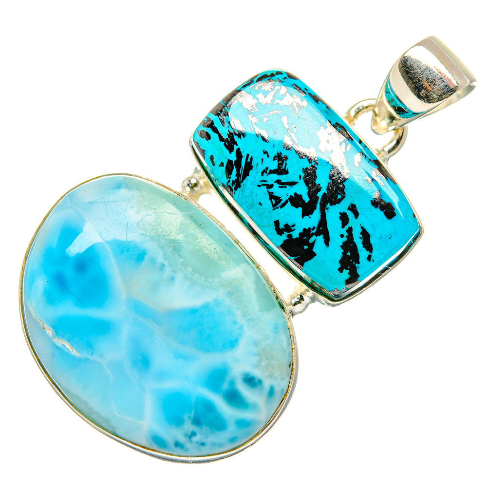 Larimar Pendants handcrafted by Ana Silver Co - PD34103 - Photo 2