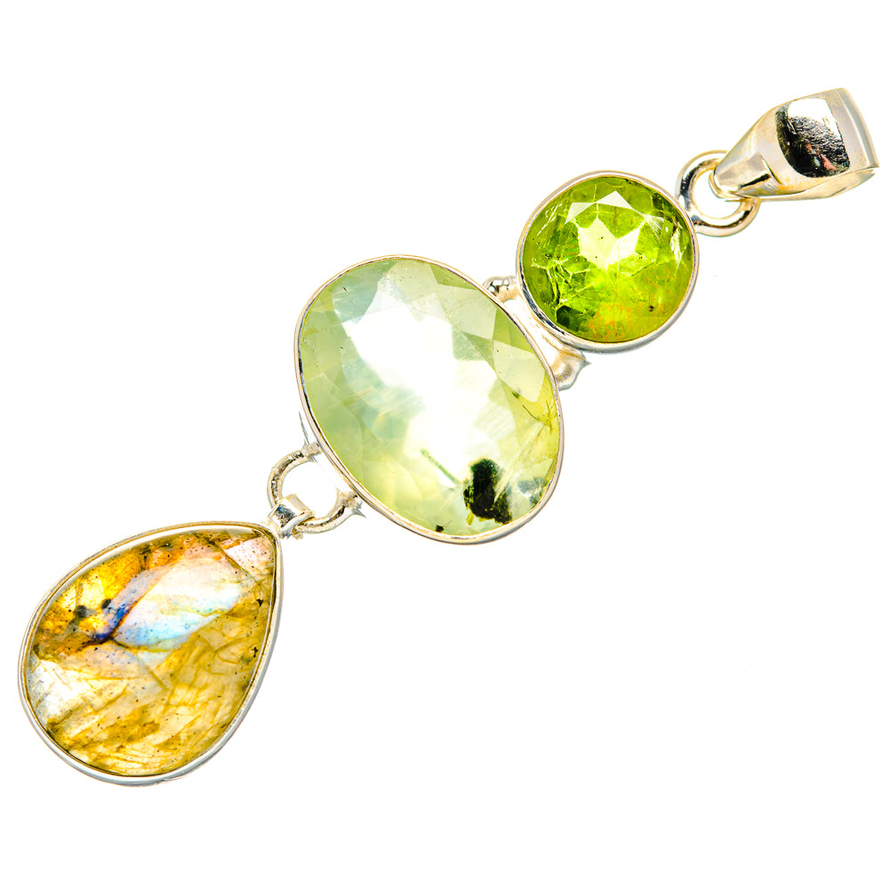Labradorite Pendants handcrafted by Ana Silver Co - PD34115 - Photo 2