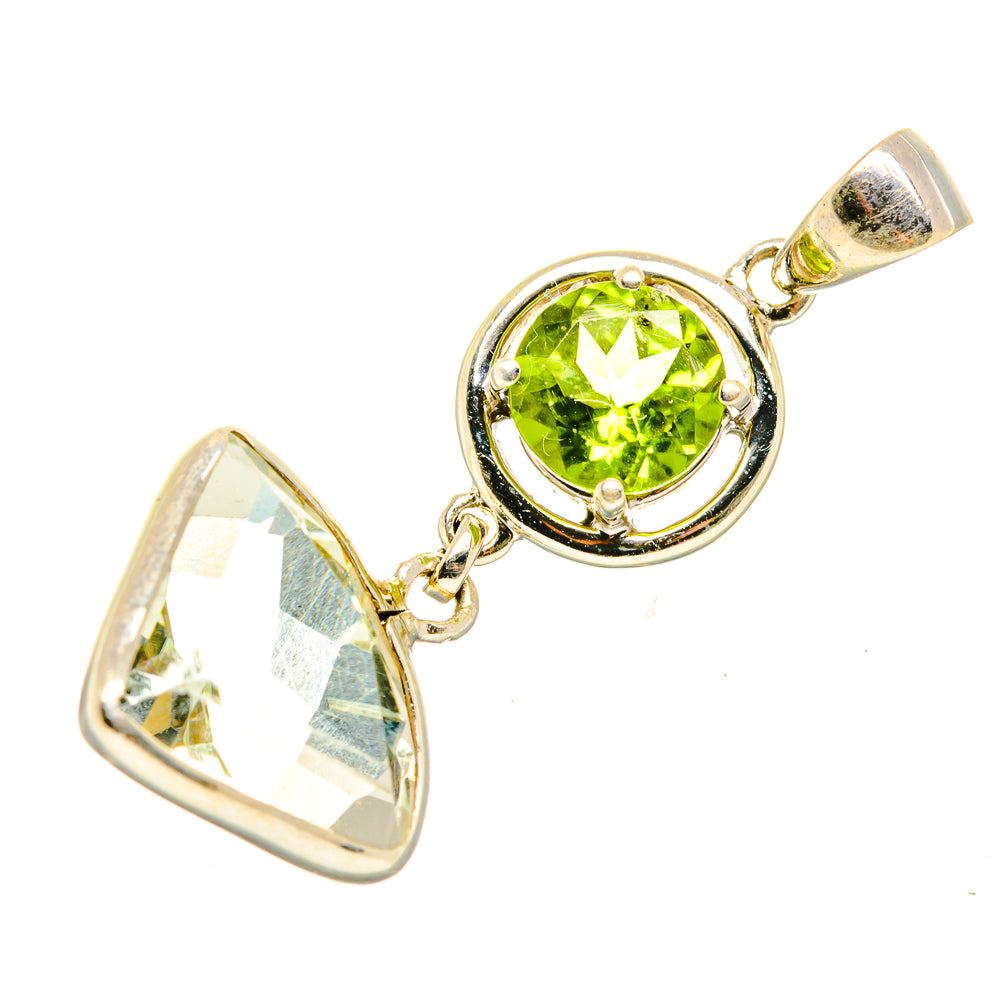 Green Amethyst Pendants handcrafted by Ana Silver Co - PD34210 - Photo 2