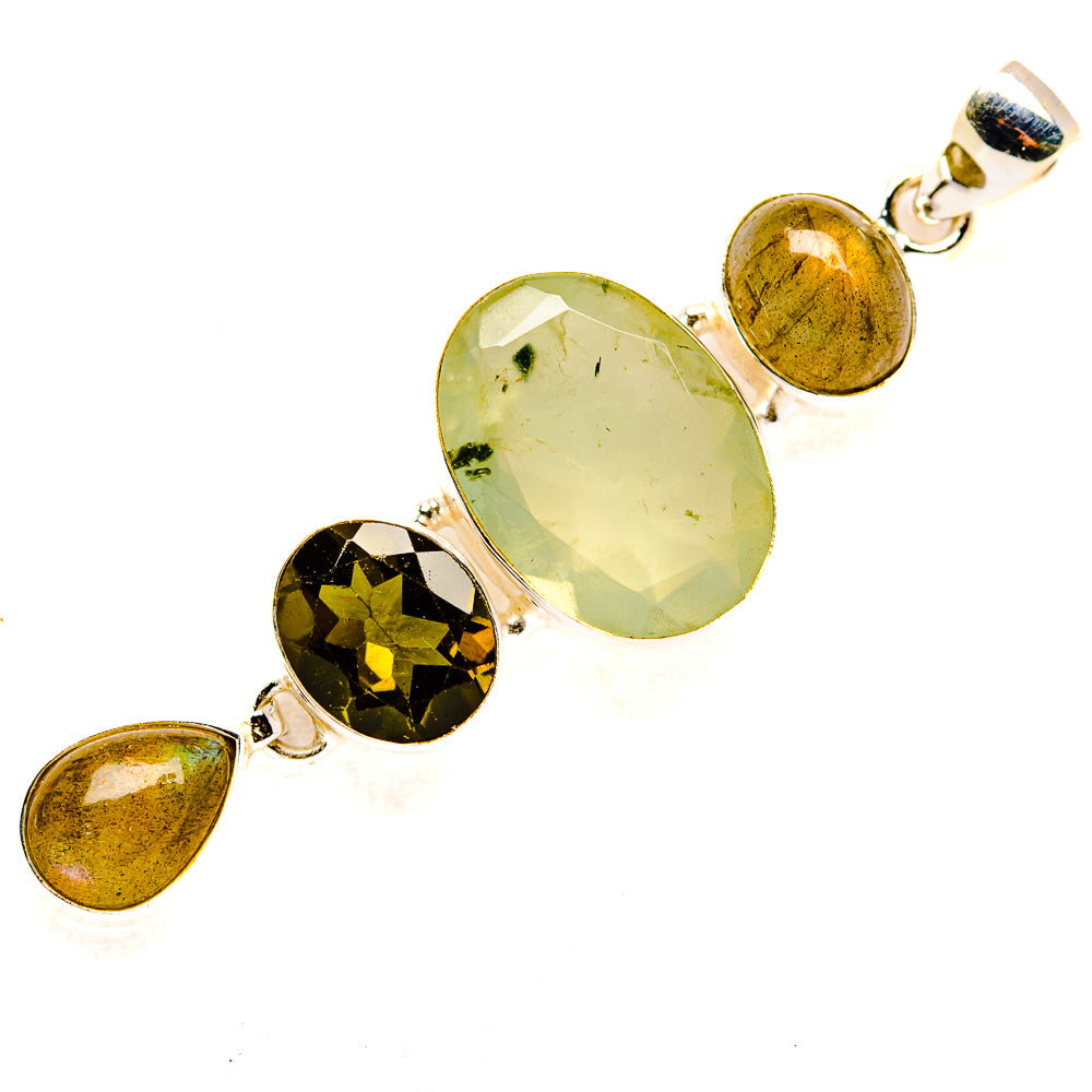 Prehnite Pendants handcrafted by Ana Silver Co - PD34236 - Photo 2