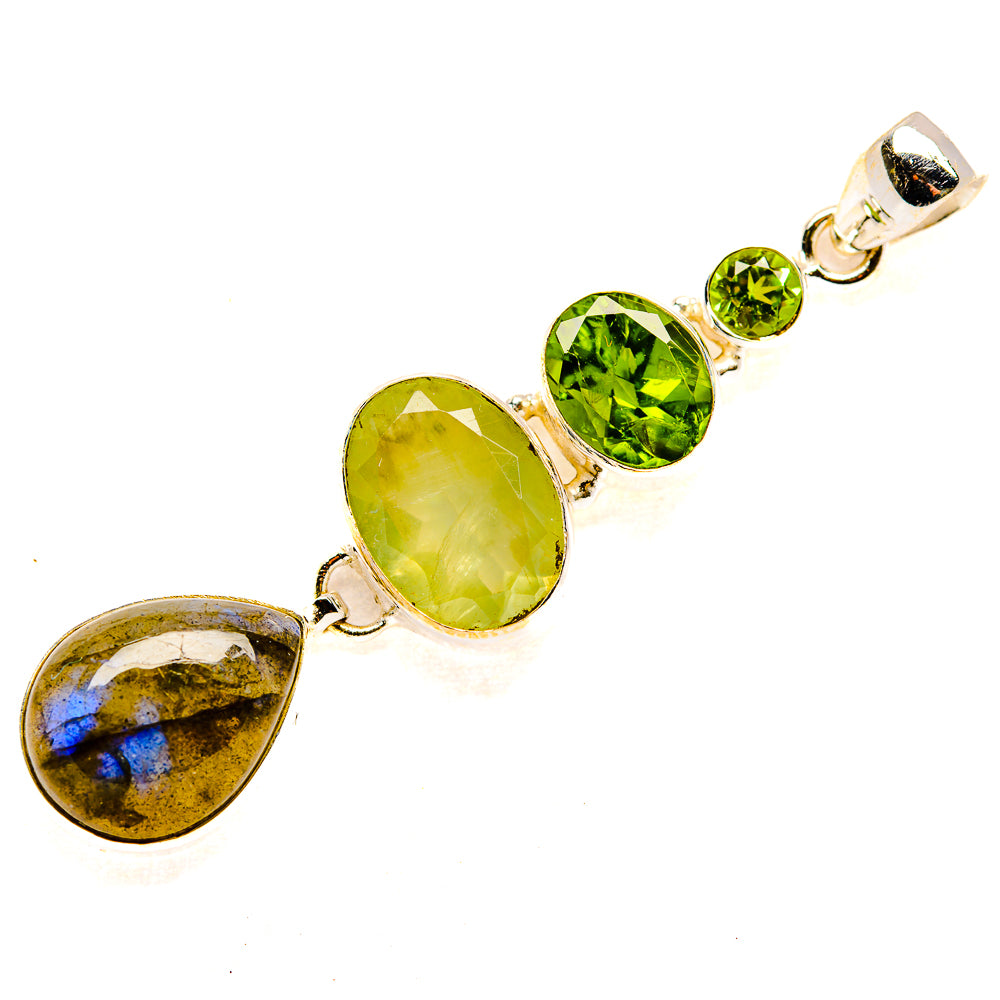 Labradorite Pendants handcrafted by Ana Silver Co - PD34237 - Photo 2