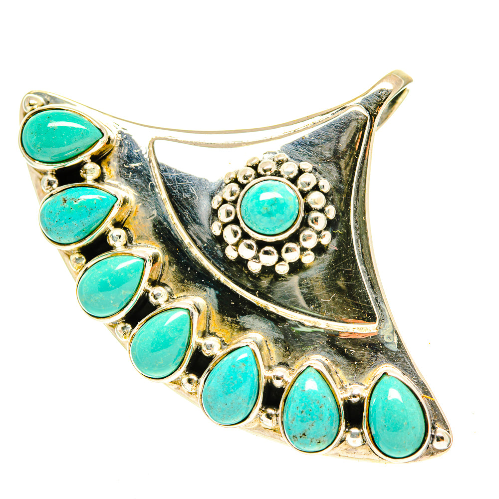 Arizona Turquoise Pendants handcrafted by Ana Silver Co - PD3425