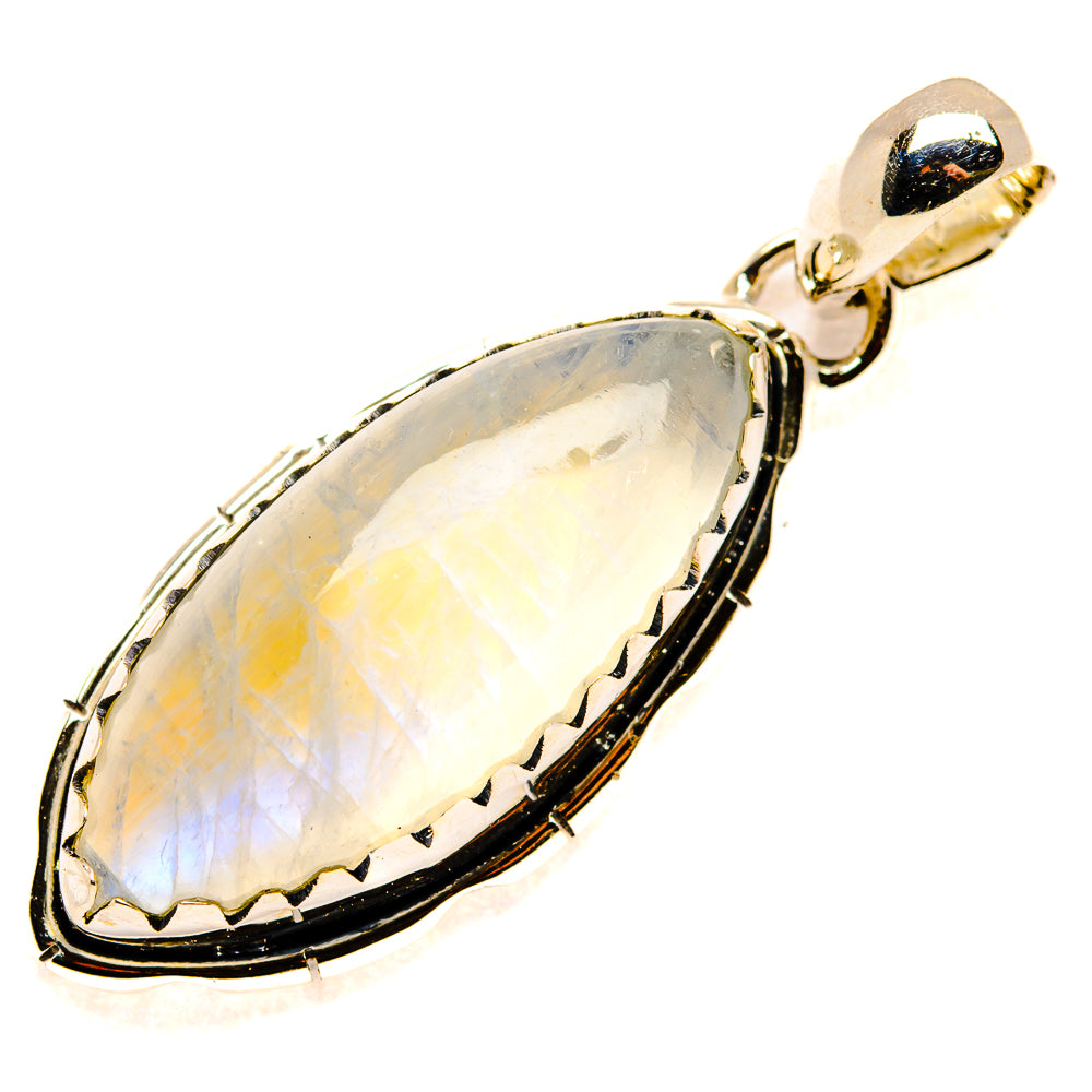 Rainbow Moonstone Pendants handcrafted by Ana Silver Co - PD34255 - Photo 2