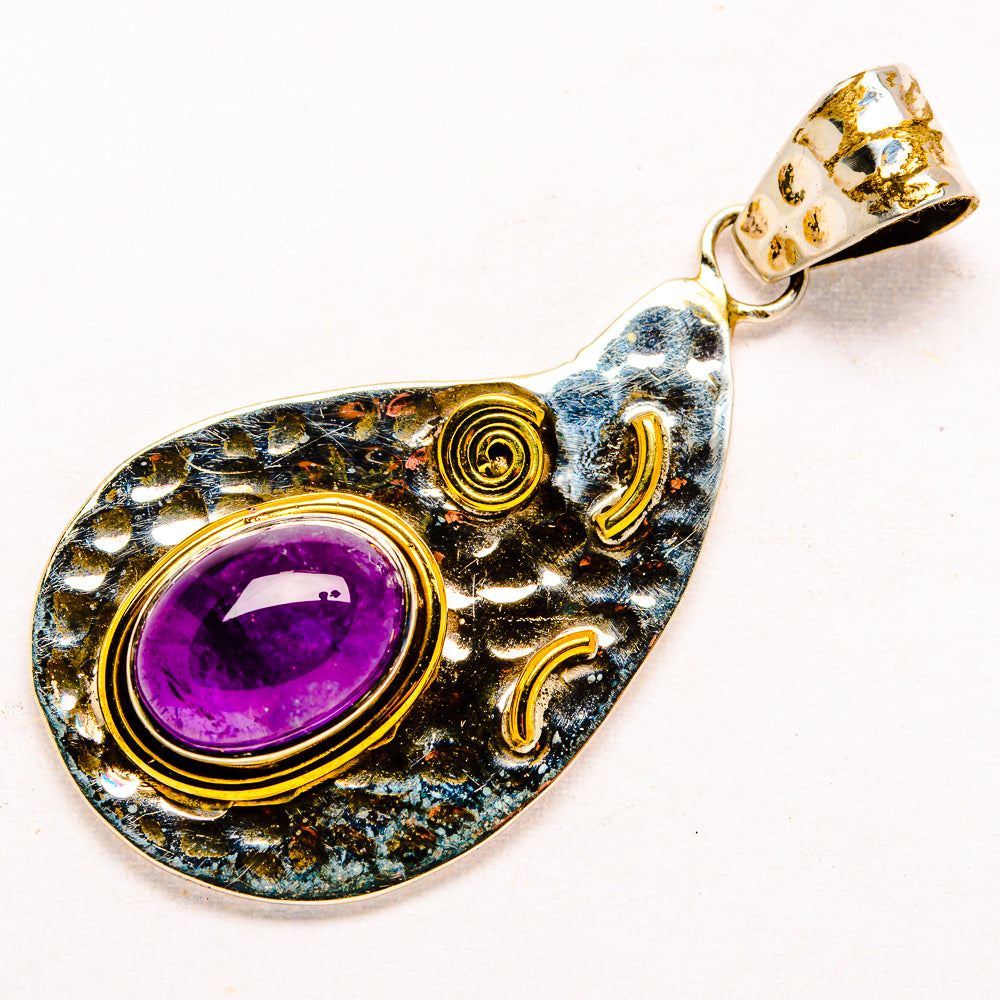 Amethyst Pendants handcrafted by Ana Silver Co - PD34426 - Photo 2