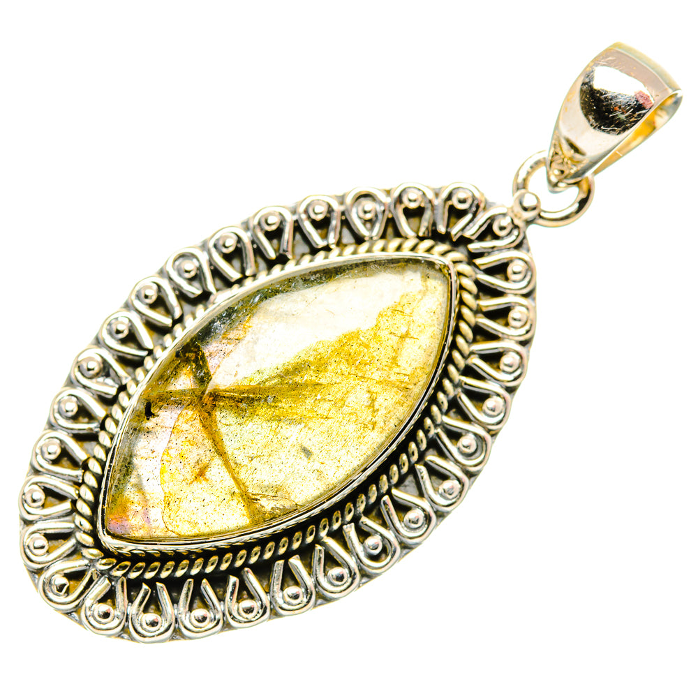 Labradorite Pendants handcrafted by Ana Silver Co - PD34446 - Photo 2