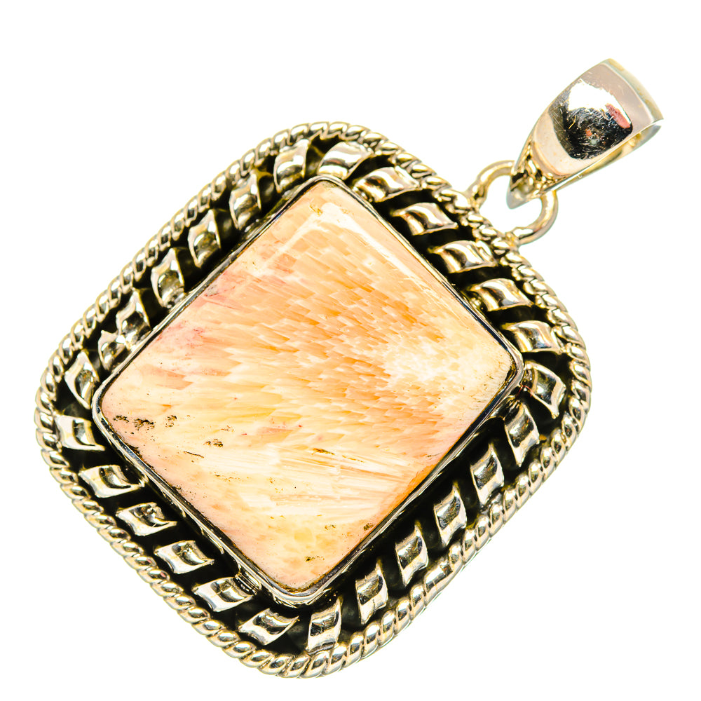 Scolecite Pendants handcrafted by Ana Silver Co - PD34469 - Photo 2