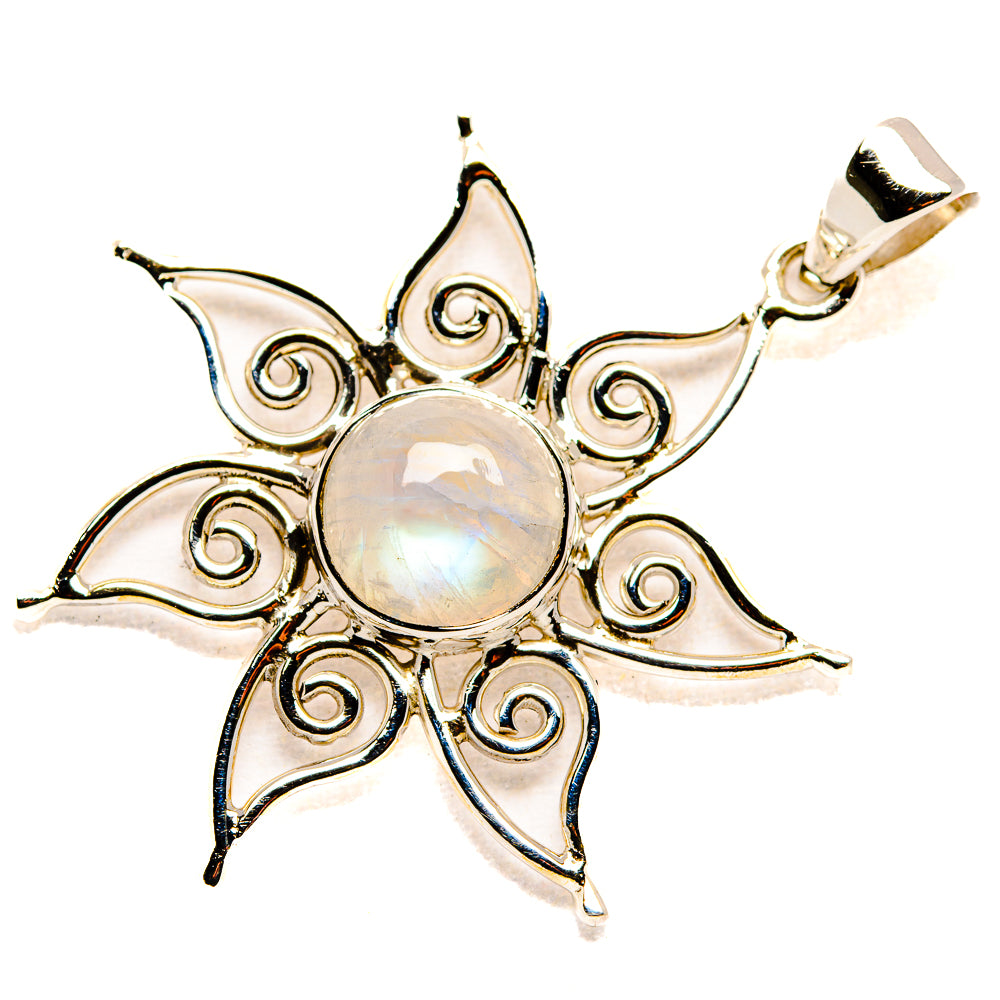 Rainbow Moonstone Pendants handcrafted by Ana Silver Co - PD34531 - Photo 2