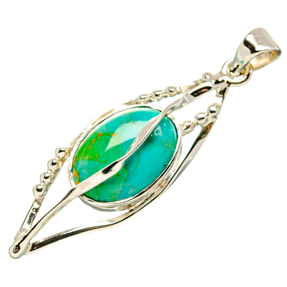 Chrysocolla Pendants handcrafted by Ana Silver Co - PD34541 - Photo 2