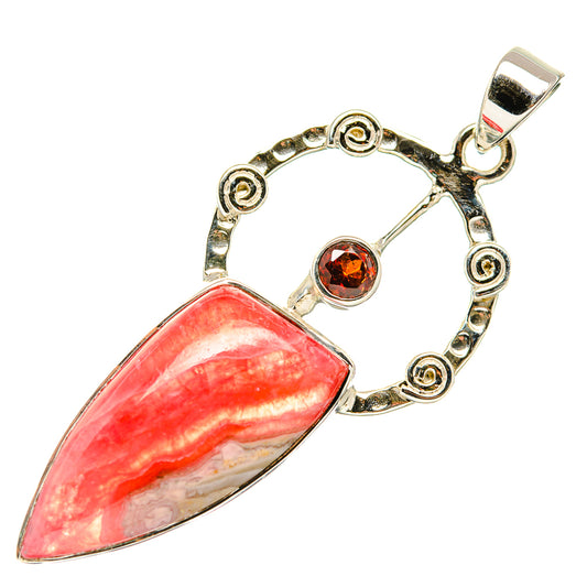 Rhodochrosite Pendants handcrafted by Ana Silver Co - PD34542 - Photo 2