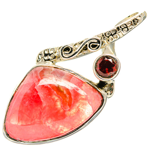 Rhodochrosite Pendants handcrafted by Ana Silver Co - PD34543 - Photo 2