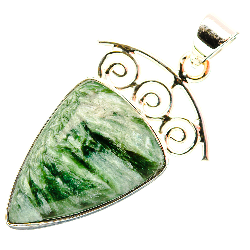 Seraphinite Pendants handcrafted by Ana Silver Co - PD34552 - Photo 2