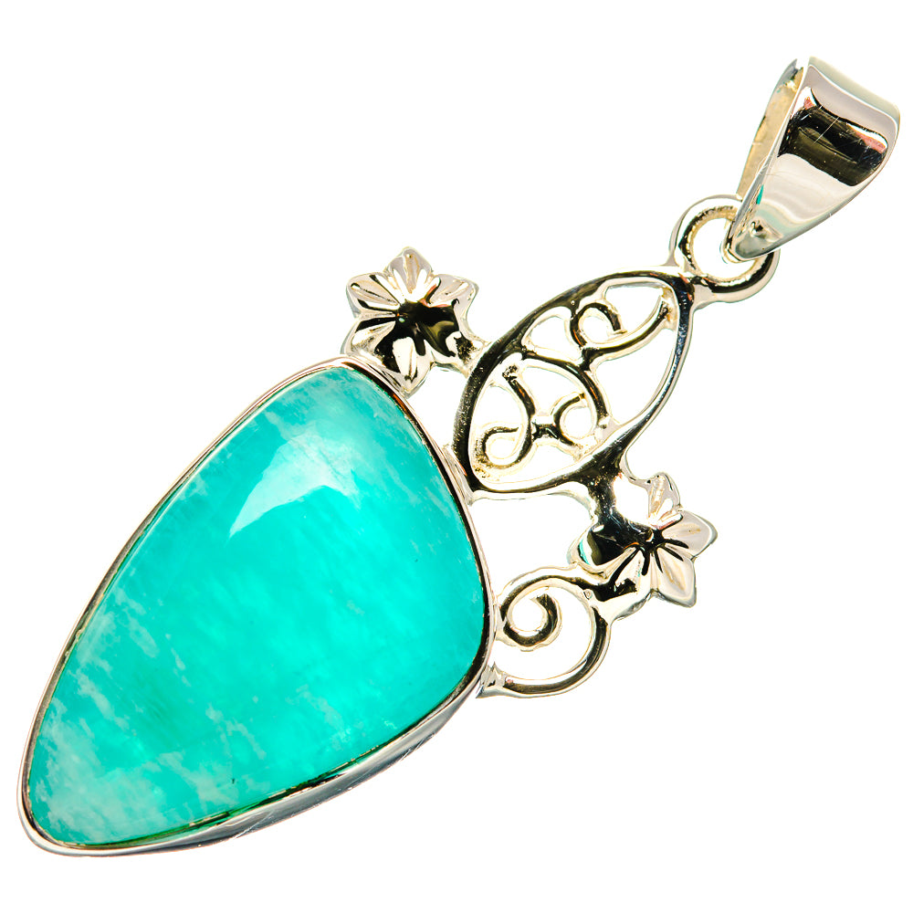 Amazonite Pendants handcrafted by Ana Silver Co - PD34560 - Photo 2