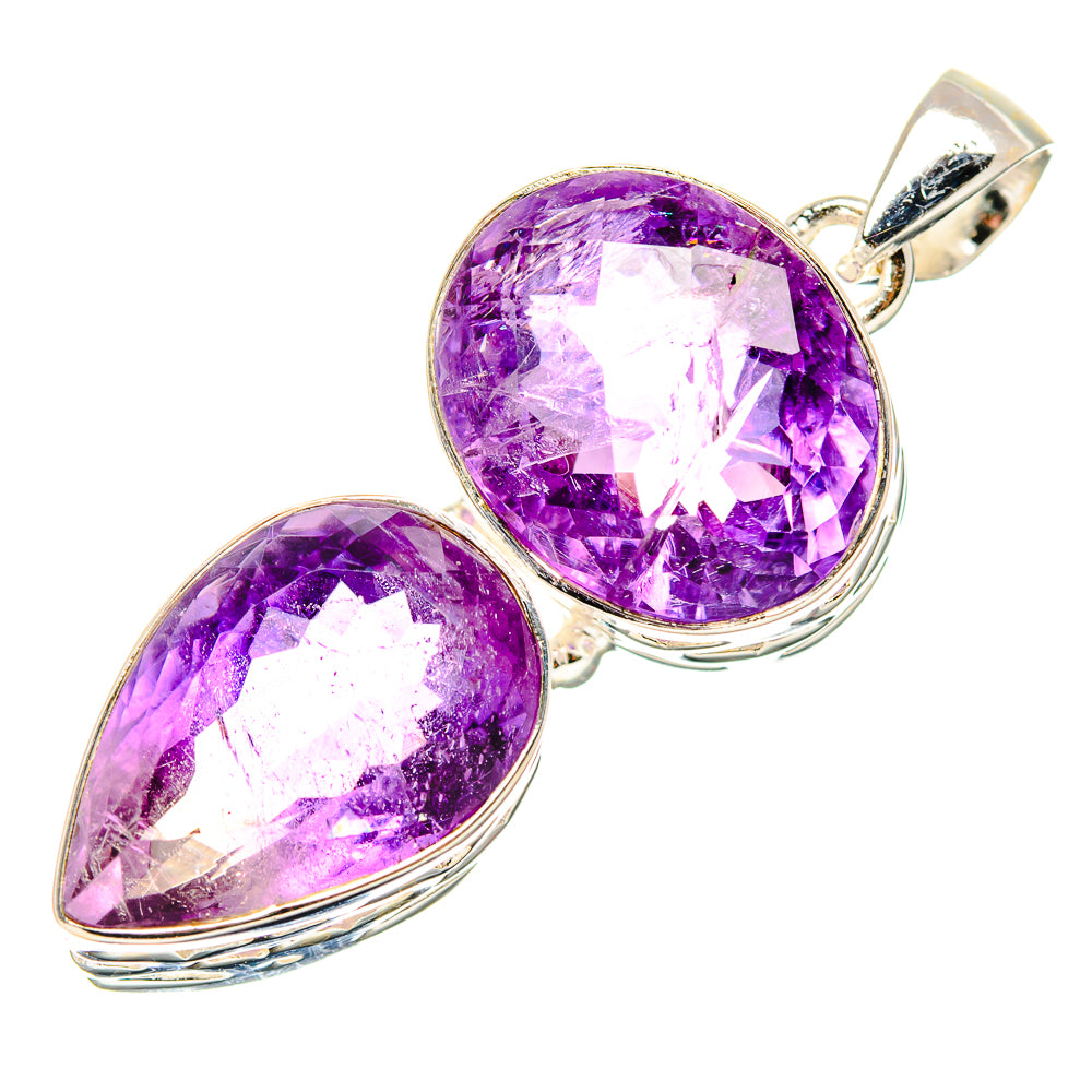 Amethyst Pendants handcrafted by Ana Silver Co - PD34571 - Photo 2