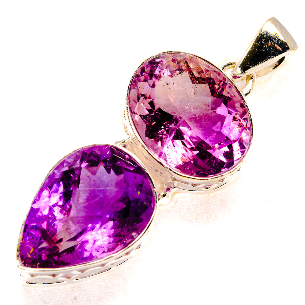 Amethyst Pendants handcrafted by Ana Silver Co - PD34708 - Photo 2