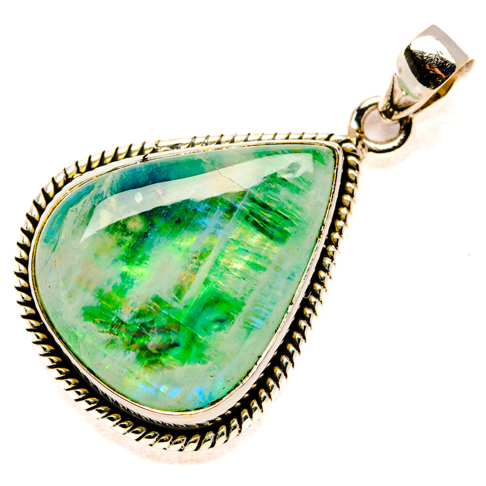 Green Moonstone Pendants handcrafted by Ana Silver Co - PD34711 - Photo 2