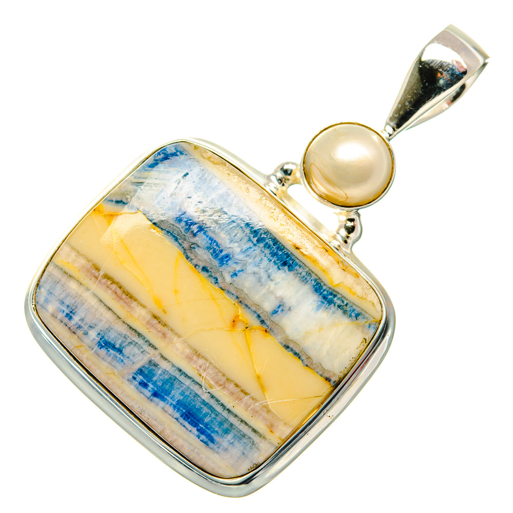 Blue Scheelite Pendants handcrafted by Ana Silver Co - PD34769 - Photo 2