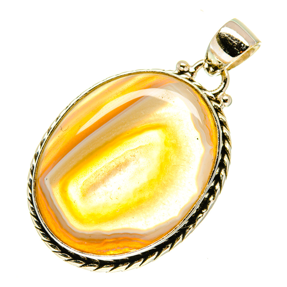 Botswana Agate Pendants handcrafted by Ana Silver Co - PD3481