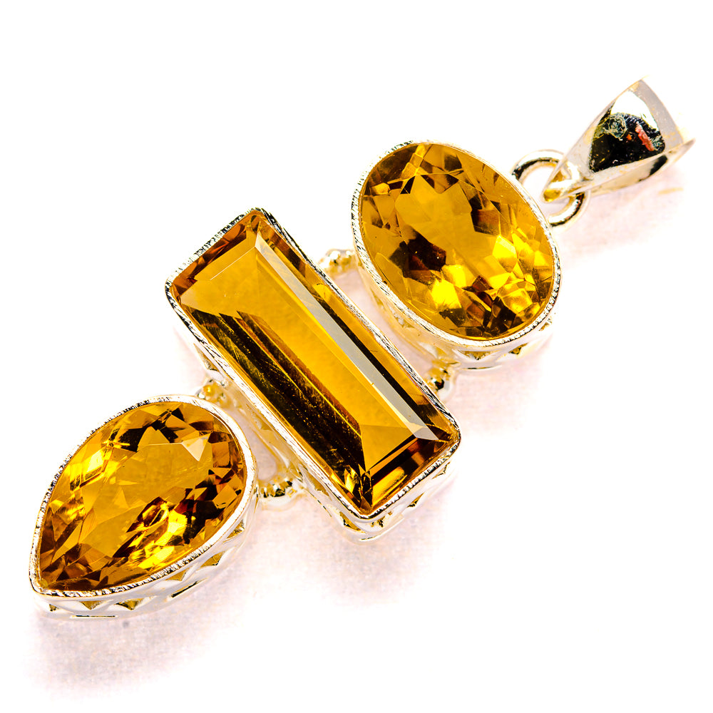 Citrine Pendants handcrafted by Ana Silver Co - PD34810 - Photo 2