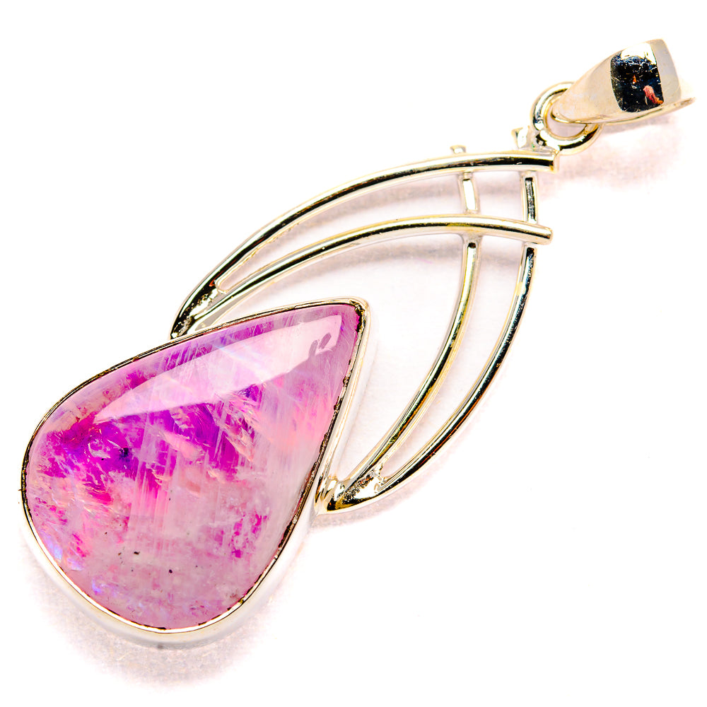 Pink Moonstone Pendants handcrafted by Ana Silver Co - PD34826 - Photo 2