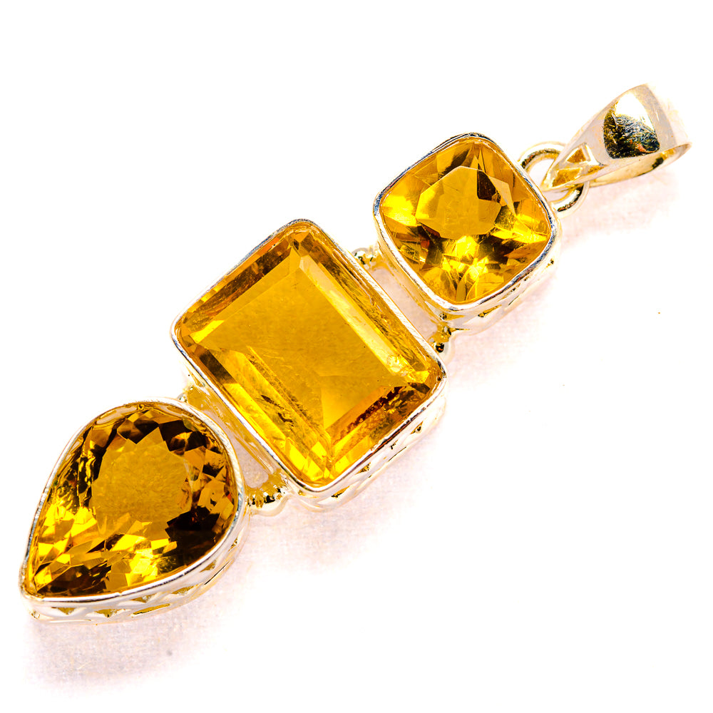 Citrine Pendants handcrafted by Ana Silver Co - PD34833 - Photo 2