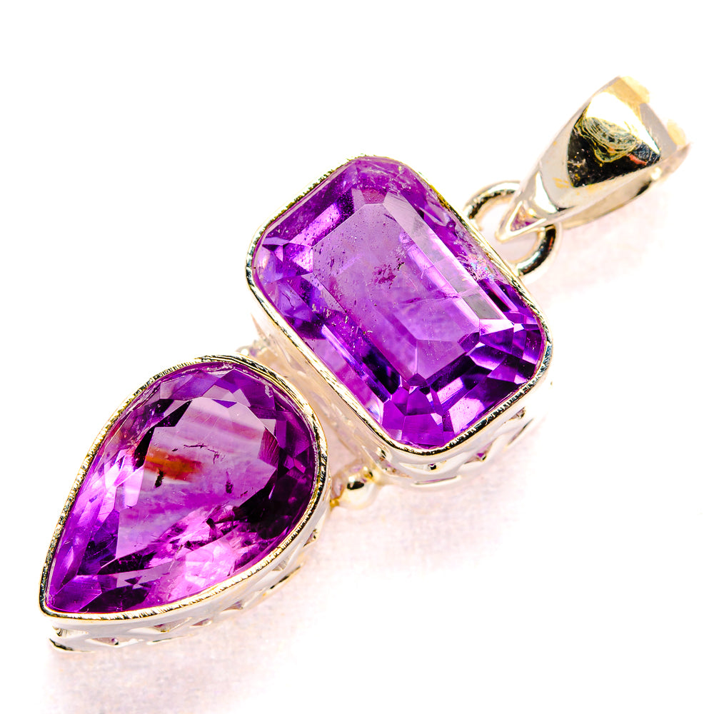 Amethyst Pendants handcrafted by Ana Silver Co - PD34848 - Photo 2