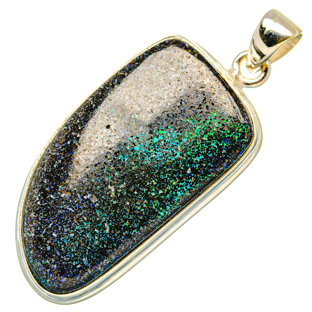 Andamooka Opal Pendants handcrafted by Ana Silver Co - PD34872 - Photo 2