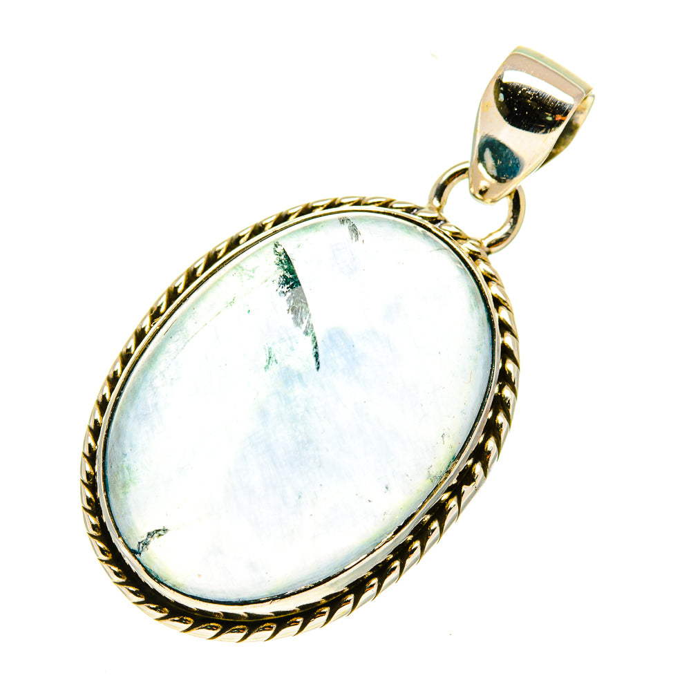Blue Fluorite Pendants handcrafted by Ana Silver Co - PD3489