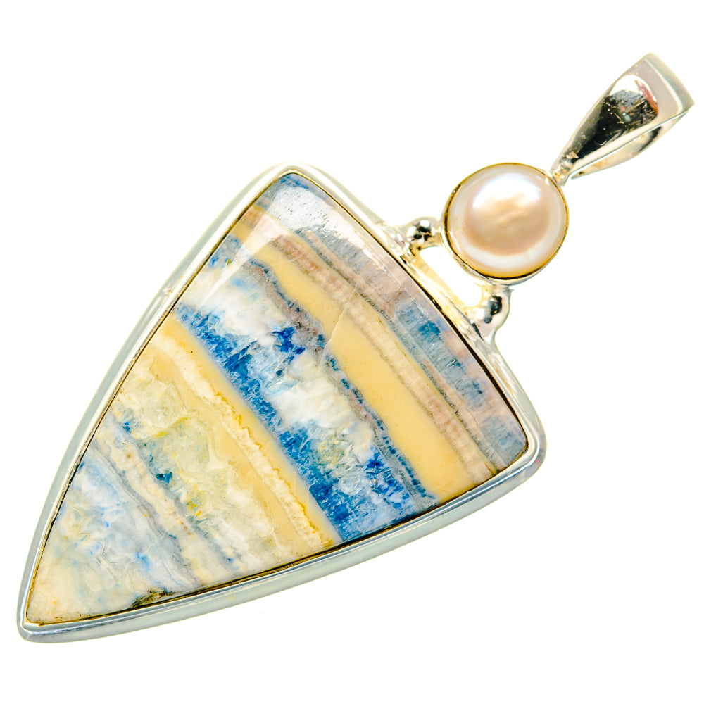Blue Scheelite Pendants handcrafted by Ana Silver Co - PD34913 - Photo 2