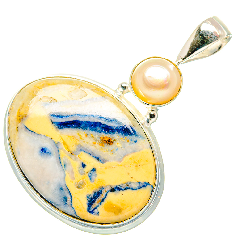 Blue Scheelite Pendants handcrafted by Ana Silver Co - PD34936 - Photo 2