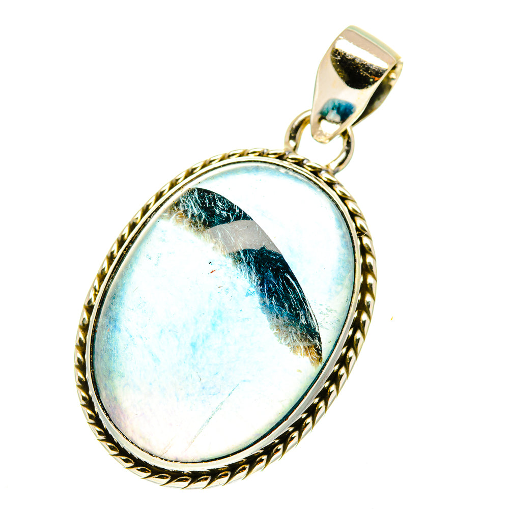 Blue Fluorite Pendants handcrafted by Ana Silver Co - PD3495