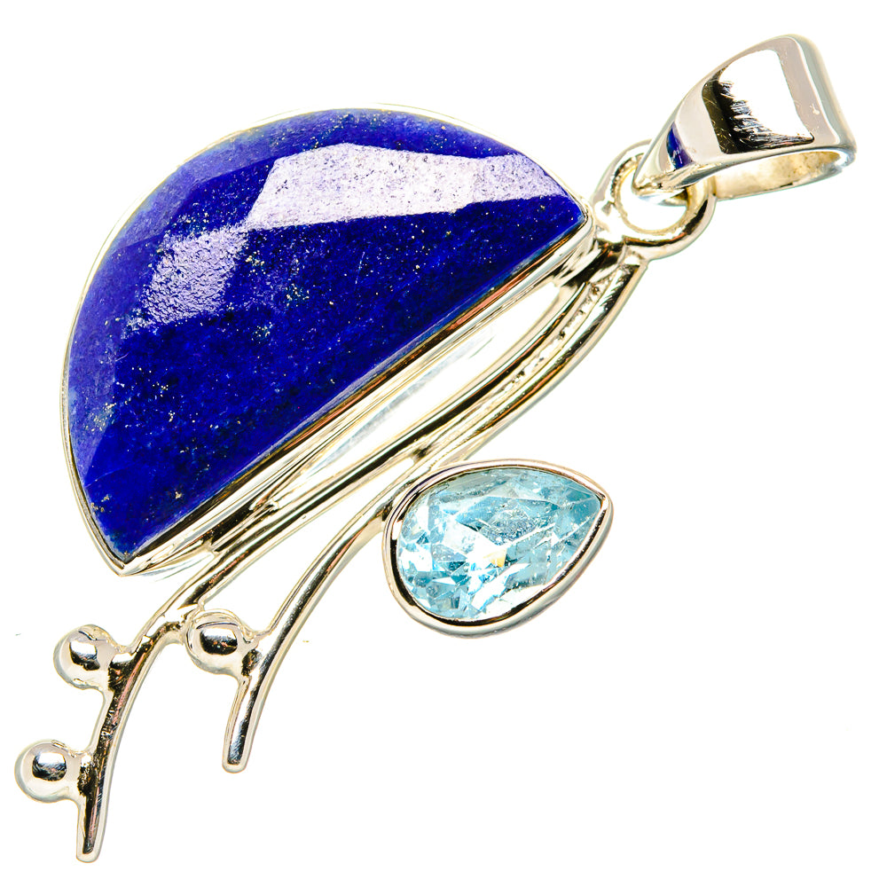 Lapis Lazuli Pendants handcrafted by Ana Silver Co - PD35064 - Photo 2