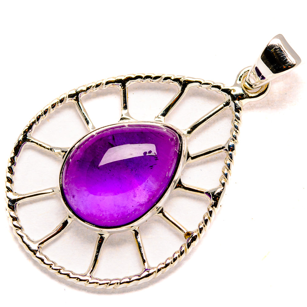 Amethyst Pendants handcrafted by Ana Silver Co - PD35069 - Photo 2