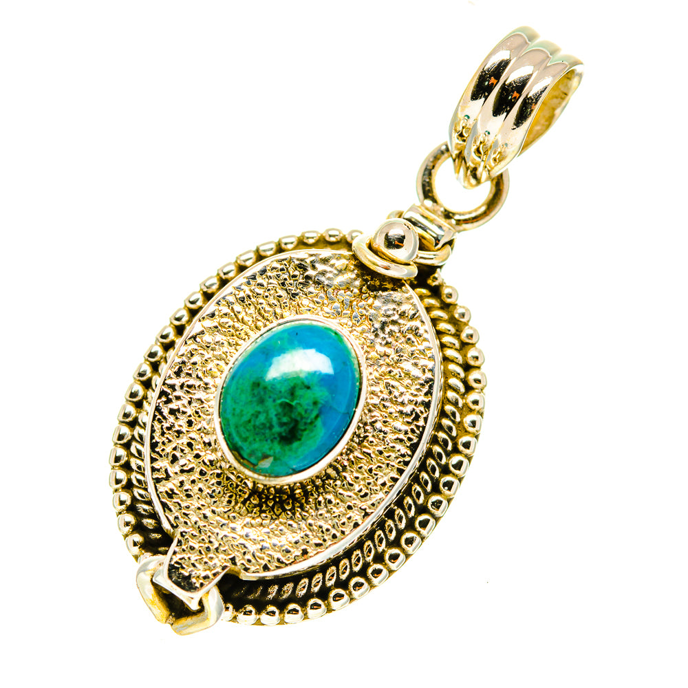Chrysocolla Pendants handcrafted by Ana Silver Co - PD3508