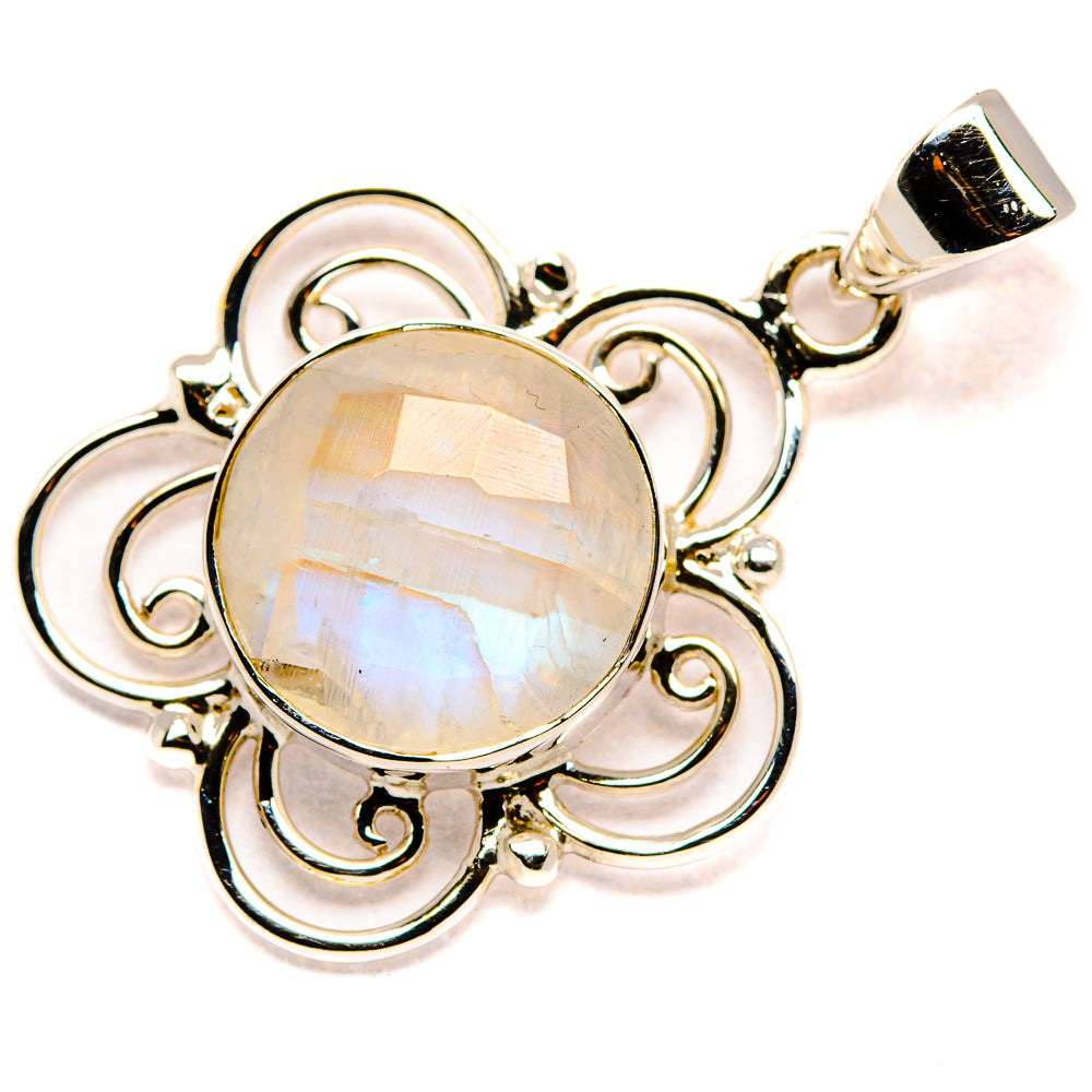 Rainbow Moonstone Pendants handcrafted by Ana Silver Co - PD35082 - Photo 2