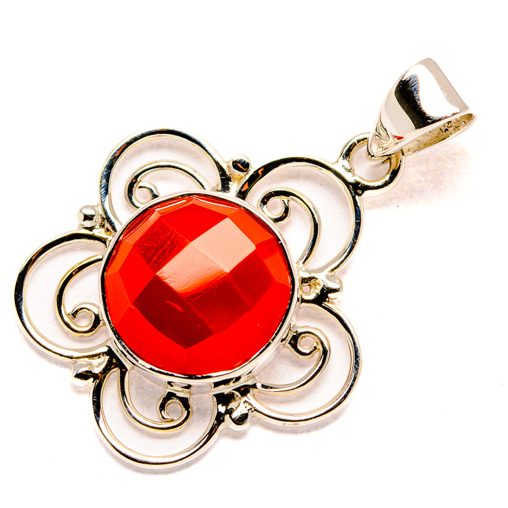 Red Onyx Pendants handcrafted by Ana Silver Co - PD35101 - Photo 2
